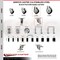 Service Caster 4 Inch 316SS Black Polyurethane Swivel 1-1/8 Inch Expanding Stem Caster Set SCC SCC-SS316EX20S414-PPUB-BLK-118-4 - alternate 4